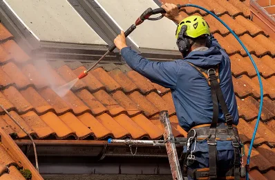 Démoussage et hydrofuge de toiture à Lanrelas